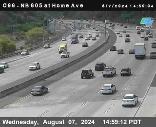 NB 805 at Home Ave (On Ramp)