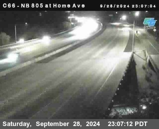 NB 805 at Home Ave (On Ramp)