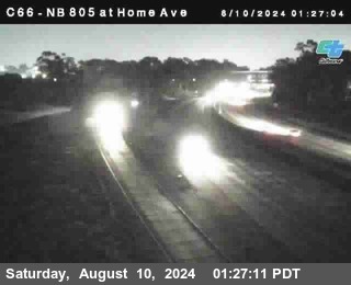 NB 805 at Home Ave (On Ramp)