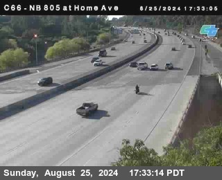 NB 805 at Home Ave (On Ramp)