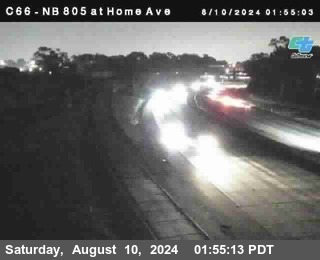 NB 805 at Home Ave (On Ramp)