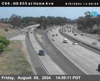 NB 805 at Home Ave (On Ramp)