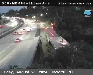 NB 805 at Home Ave (On Ramp)