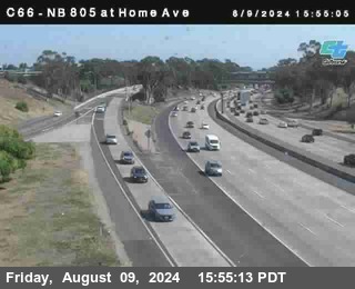 NB 805 at Home Ave (On Ramp)