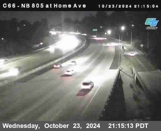 NB 805 at Home Ave (On Ramp)