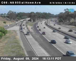 NB 805 at Home Ave (On Ramp)