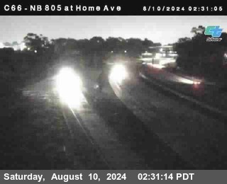 NB 805 at Home Ave (On Ramp)