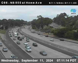 NB 805 at Home Ave (On Ramp)