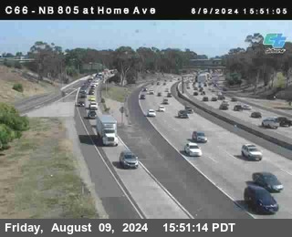 NB 805 at Home Ave (On Ramp)