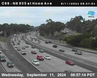 NB 805 at Home Ave (On Ramp)