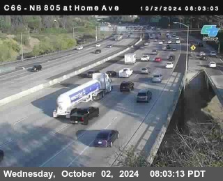 NB 805 at Home Ave (On Ramp)