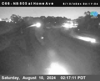 NB 805 at Home Ave (On Ramp)