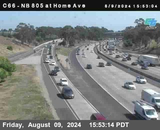 NB 805 at Home Ave (On Ramp)