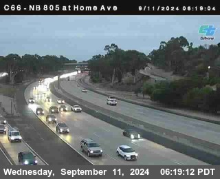 NB 805 at Home Ave (On Ramp)