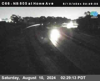 NB 805 at Home Ave (On Ramp)