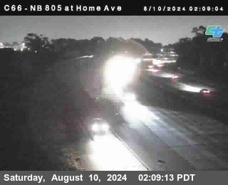 NB 805 at Home Ave (On Ramp)