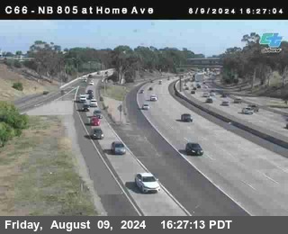 NB 805 at Home Ave (On Ramp)