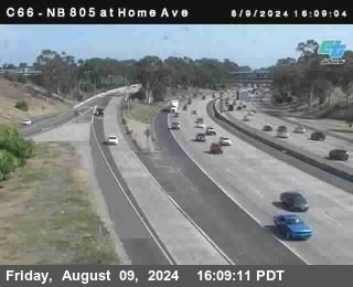 NB 805 at Home Ave (On Ramp)