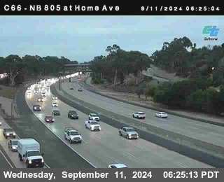 NB 805 at Home Ave (On Ramp)