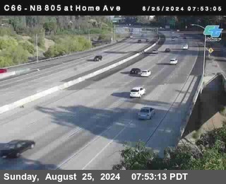 NB 805 at Home Ave (On Ramp)