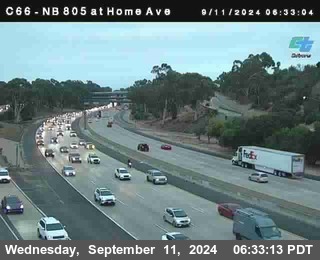 NB 805 at Home Ave (On Ramp)