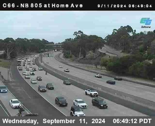 NB 805 at Home Ave (On Ramp)