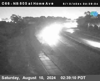 NB 805 at Home Ave (On Ramp)