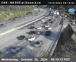 NB 805 at Home Ave (On Ramp)