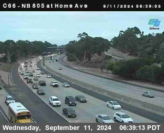 NB 805 at Home Ave (On Ramp)