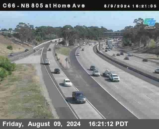 NB 805 at Home Ave (On Ramp)