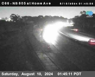 NB 805 at Home Ave (On Ramp)