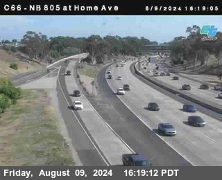 NB 805 at Home Ave (On Ramp)