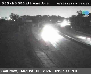 NB 805 at Home Ave (On Ramp)