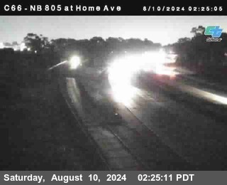 NB 805 at Home Ave (On Ramp)