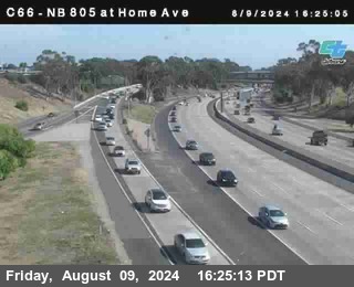 NB 805 at Home Ave (On Ramp)