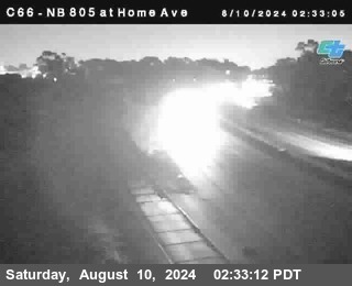 NB 805 at Home Ave (On Ramp)