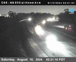 NB 805 at Home Ave (On Ramp)