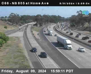 NB 805 at Home Ave (On Ramp)