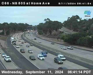 NB 805 at Home Ave (On Ramp)