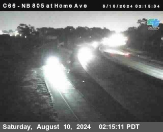 NB 805 at Home Ave (On Ramp)