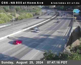 NB 805 at Home Ave (On Ramp)