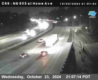 NB 805 at Home Ave (On Ramp)