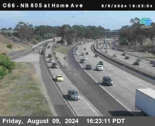 NB 805 at Home Ave (On Ramp)