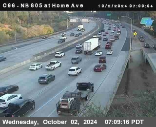 NB 805 at Home Ave (On Ramp)