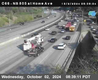 NB 805 at Home Ave (On Ramp)