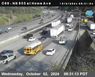 NB 805 at Home Ave (On Ramp)