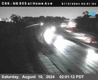 NB 805 at Home Ave (On Ramp)