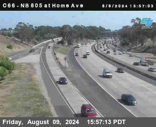 NB 805 at Home Ave (On Ramp)