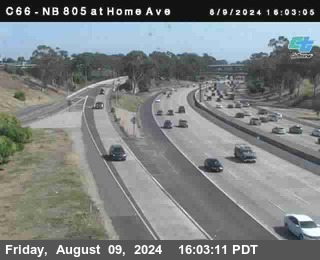 NB 805 at Home Ave (On Ramp)