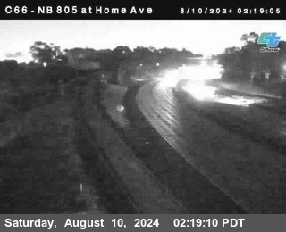 NB 805 at Home Ave (On Ramp)